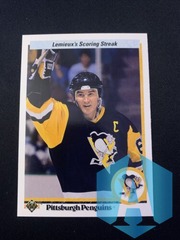 1990-91 Upper Deck #59 Mario Lemieux’s Scoring Streak